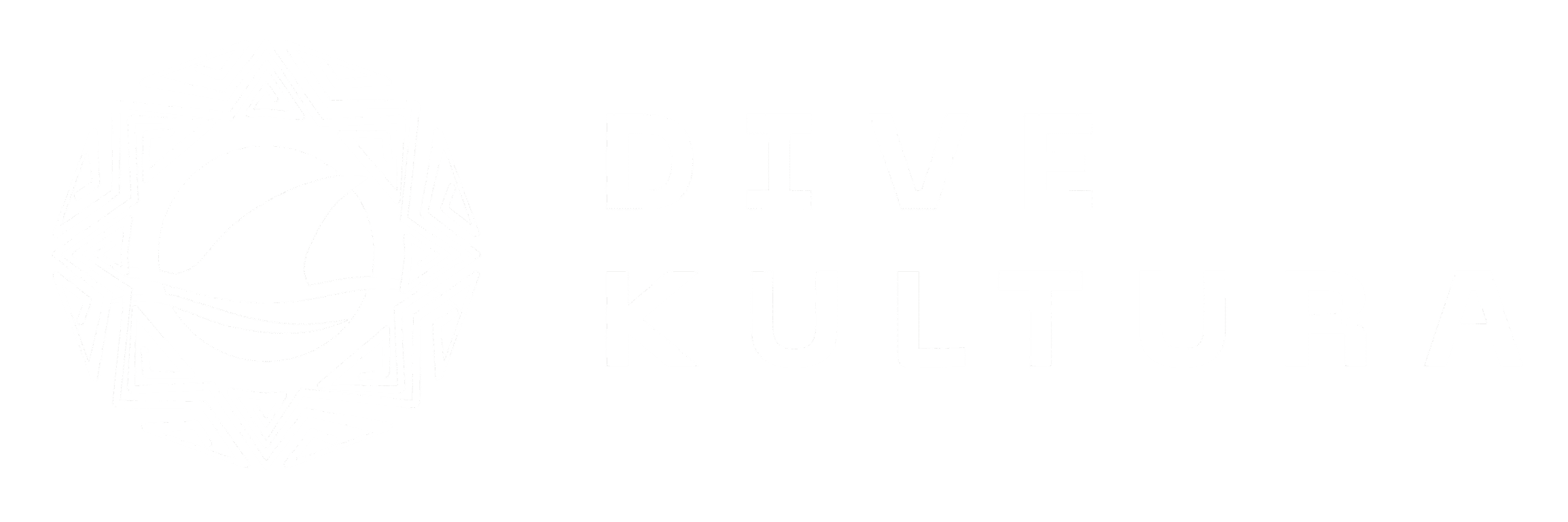 Dive Kultura white logo